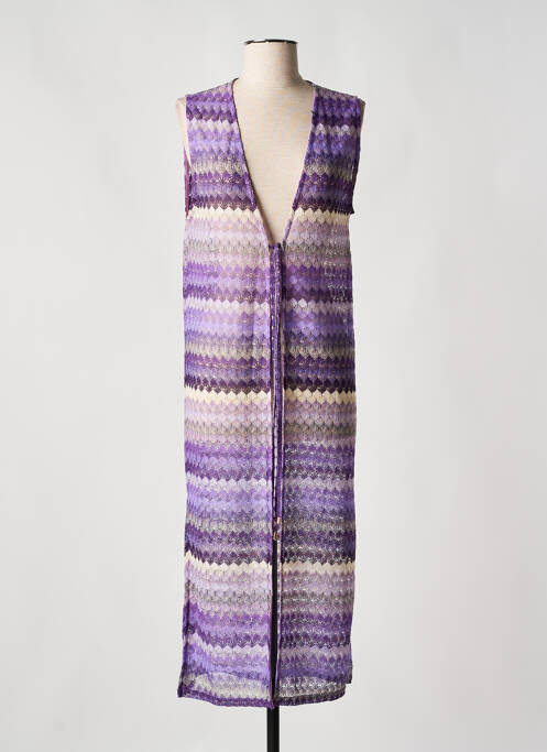 Vestă fără mâneci violet LADY LOL femeie