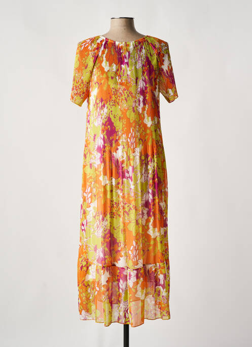 Rochie lungă portocaliu HALOGENE femeie