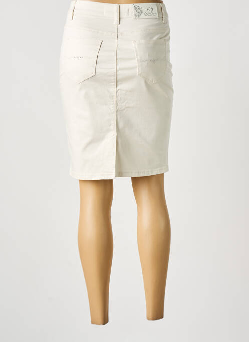 Fustă midi bej KY CREATION femeie