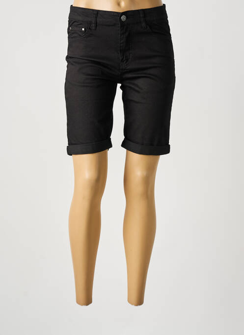 Bermudă negru VOGGO femeie