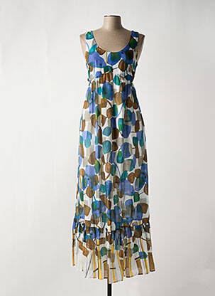 Rochie lungă albastru MANILA GRACE femeie