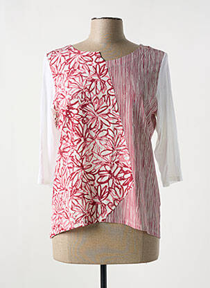 Tricou mâneci 3/4 mâneci 3/4 alb WHYCI MILANO femeie