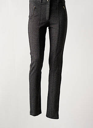 Pantalon slim elasticitate mărime normală gri ABSOLU femeie