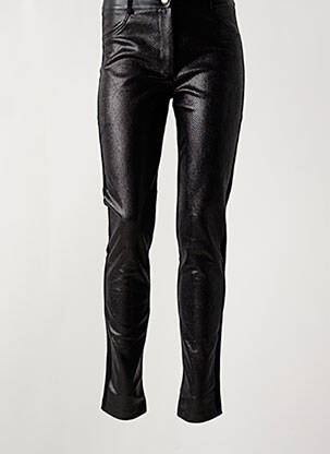 Pantalon slim talie joasă talie joasă negru ABSOLU femeie