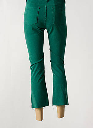Pantalon 7/8 elasticitate talie joasă verde DENIM STUDIO femeie