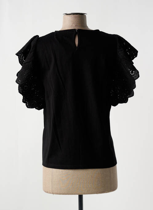 Tricou negru LEO & UGO femeie