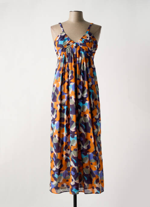 Rochie lungă portocaliu ROSSO 35 femeie