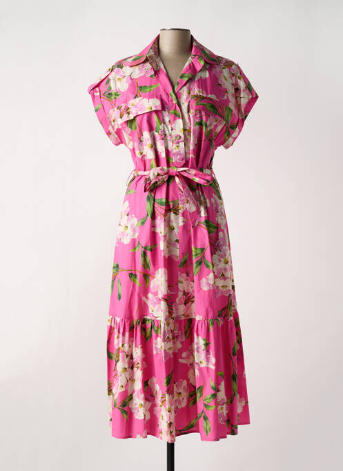 Rochie midi roz SHIRTAPORTER femeie