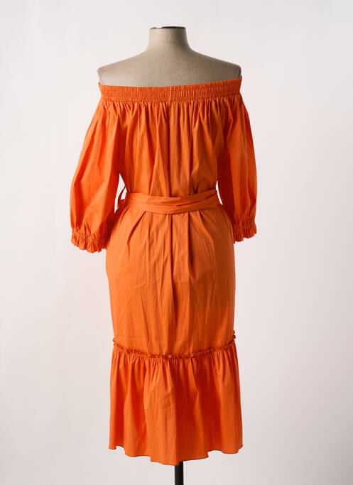 Rochie midi portocaliu D.EXTERIOR femeie