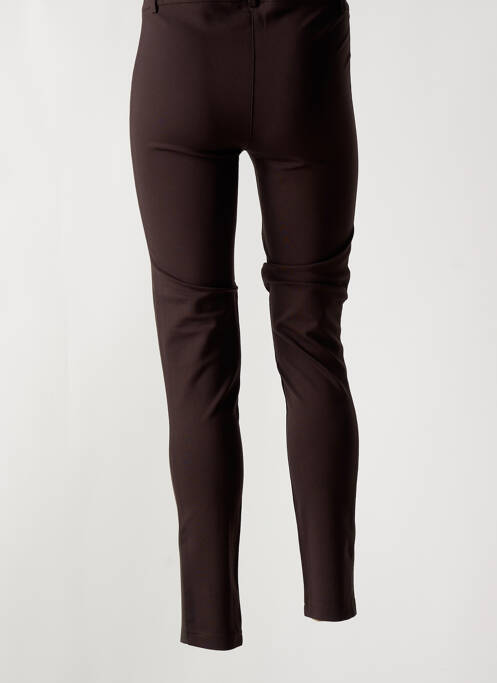 Pantalon slim maro ABSOLU femeie