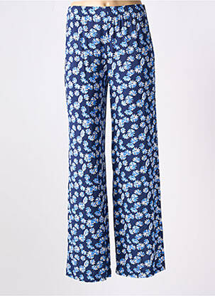 Pantalon larg albastru ROSSO 35 femeie