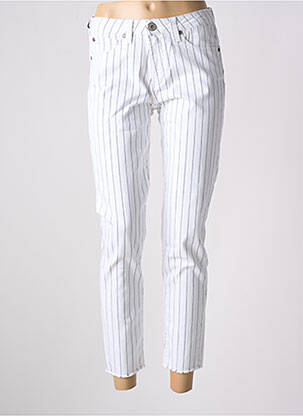 Blugi cu croială slim alb DENIM STUDIO femeie