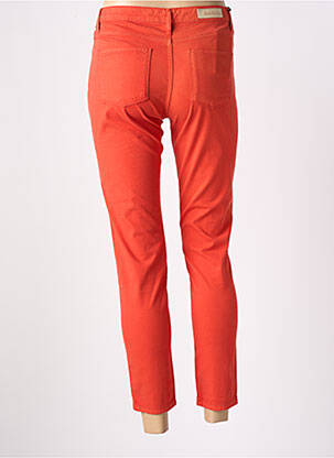 Pantalon 7/8 elasticitate talie joasă portocalie DENIM STUDIO femeie