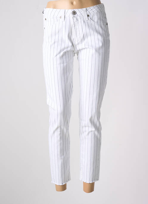 Blugi cu croială slim alb DENIM STUDIO femeie