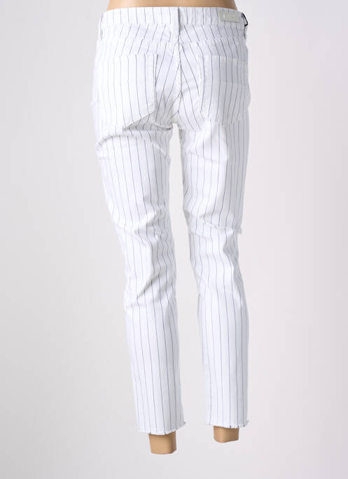 Blugi cu croială slim alb DENIM STUDIO femeie