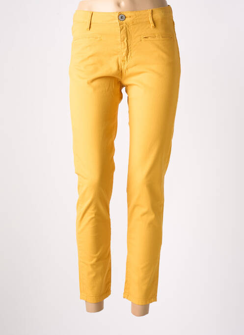 Pantalon 7/8 galben DENIM STUDIO femeie