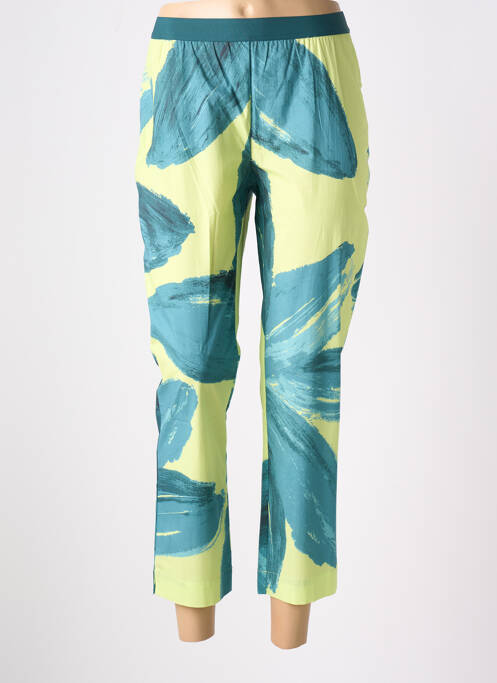 Pantalon 7/8 talie elastică mărime normală verde LIVIANA CONTI femme