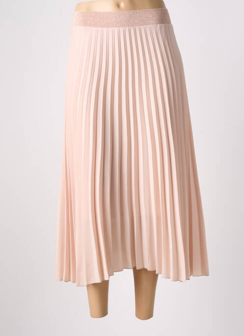Fustă lungă roz D.EXTERIOR femeie