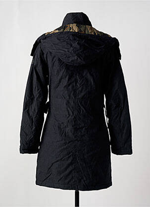 Parka mâneci lungi cu glugă negru RWD femeie