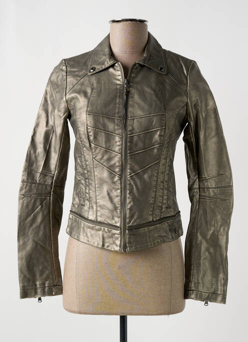 Geci din piele ecologică auriu GUESS femeie