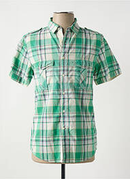 Cămașă cu mâneci scurte buzunare verde GUESS homme