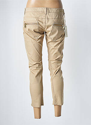 Pantalon 7/8 elasticitate talie joasă bej GUESS femeie