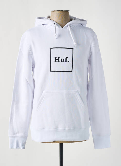 Hanorac cu glugă alb HUF bărbat