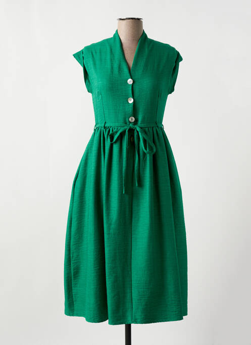 Rochie midi verde IMUA femeie