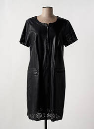 Rochie midi mâneci scurte mâneci scurte negru FRED SABATIER femme