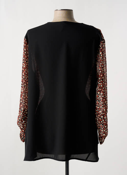 Tunică mâneci lungi imprimeu fantezie roșu FA CONCEPT femme