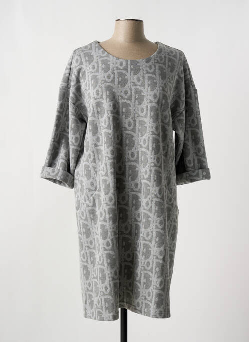 Rochie pulover gri FRED SABATIER femeie