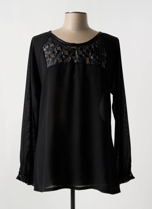 Tunică mâneci lungi negru FRED SABATIER femeie