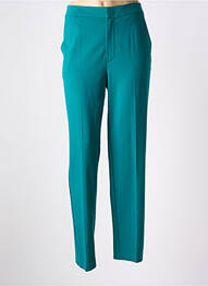 Pantalon slim elasticitate talie înaltă verde OUI femeie