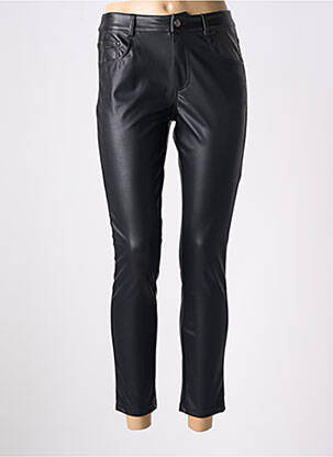 Pantalon slim talie înaltă talie înaltă negru FRED SABATIER femeie