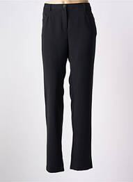 Pantalon slim talie elastică talie înaltă negru TELMAIL femme