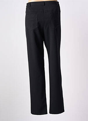 Pantalon slim talie elastică talie înaltă negru TELMAIL femeie