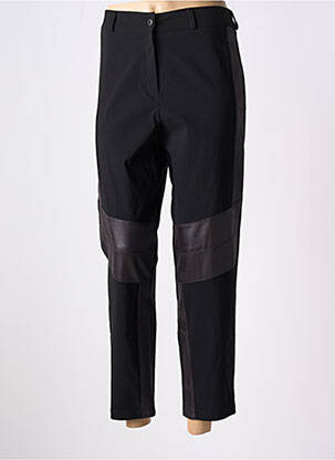 Pantalon 7/8 elasticitate mărime normală negru FRANCK ANNA femeie