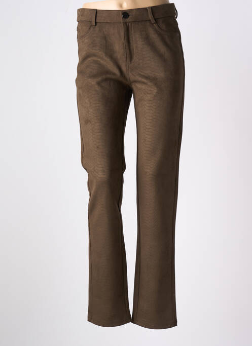 Pantalon slim verde BARILOCHE femeie