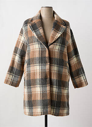 Palton lung bej PLEASE femeie