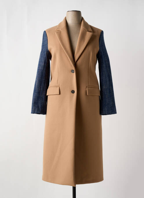 Palton lung bej PLEASE femeie