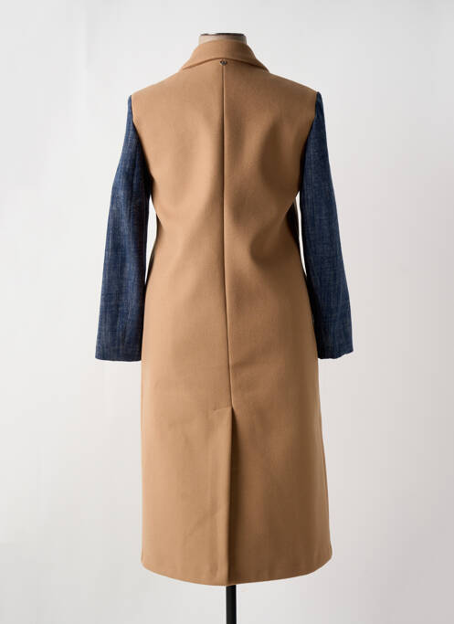 Palton lung bej PLEASE femeie