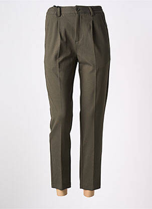 Pantalon drept elasticitate mărime normală verde IMPERIAL femeie