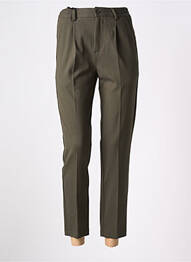 Pantalon drept elasticitate mărime normală verde IMPERIAL femeie
