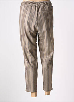 Pantalon 7/8 talie elastică mărime normală bej IMPERIAL femeie