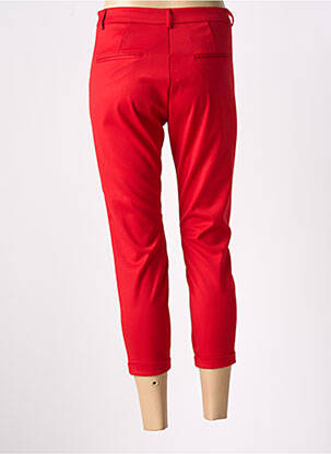 Pantalon 7/8 țesătură poplin mărime normală roșu IMPERIAL femeie