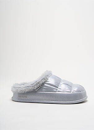 Papuci/Pantofi de casă argintiu VICTORIA femeie