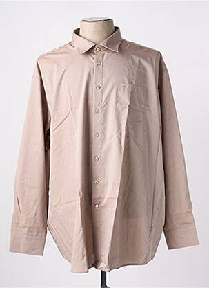 Cămașă cu mâneci lungi maro SEIDEN STICKER bărbat