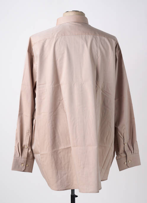 Cămașă cu mâneci lungi croială dreaptă maro SEIDEN STICKER homme