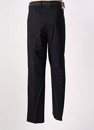 Pantalon drept talie cu cleme mărime normală negru PIONIER bărbat