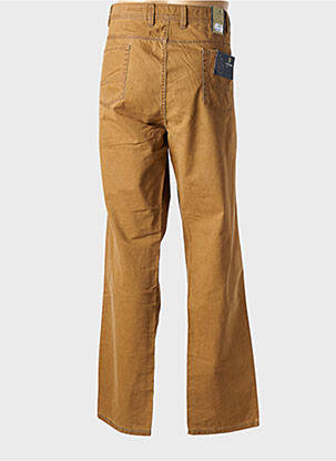 Pantalon slim țesătură catifea mărime normală galben PIONIER bărbat